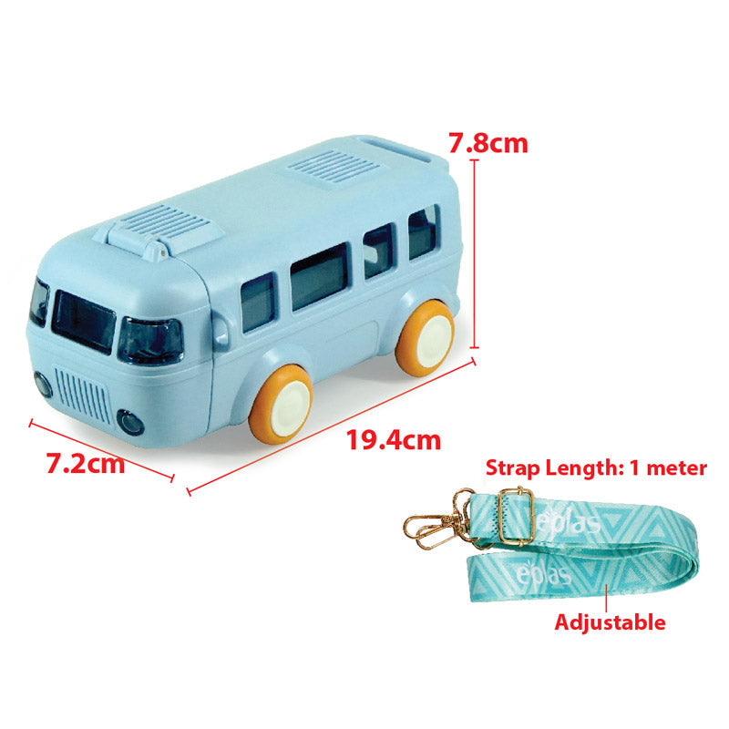 Cute Bus-Shaped Kids Water Bottle – Leak-Proof