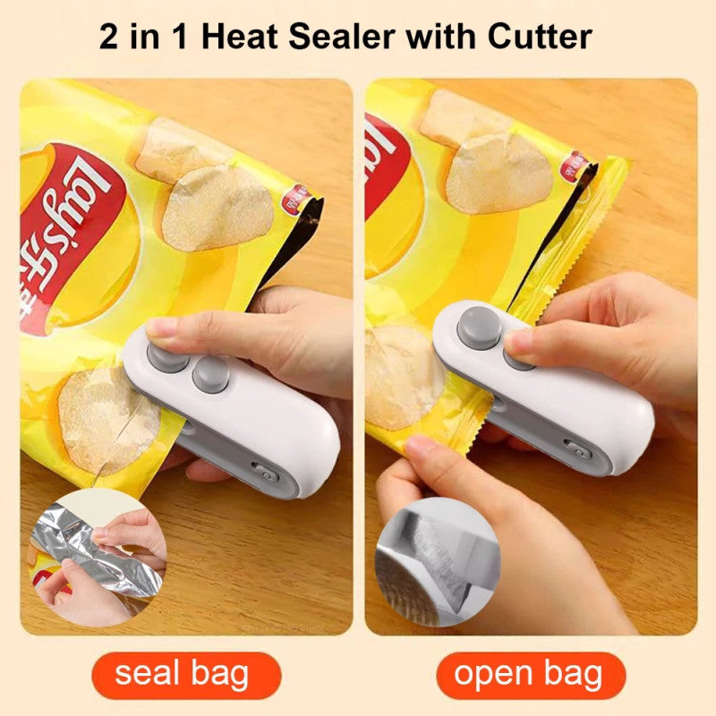 Mini Heat Bag Sealer – Portable Handheld Plastic Sealing Machine
