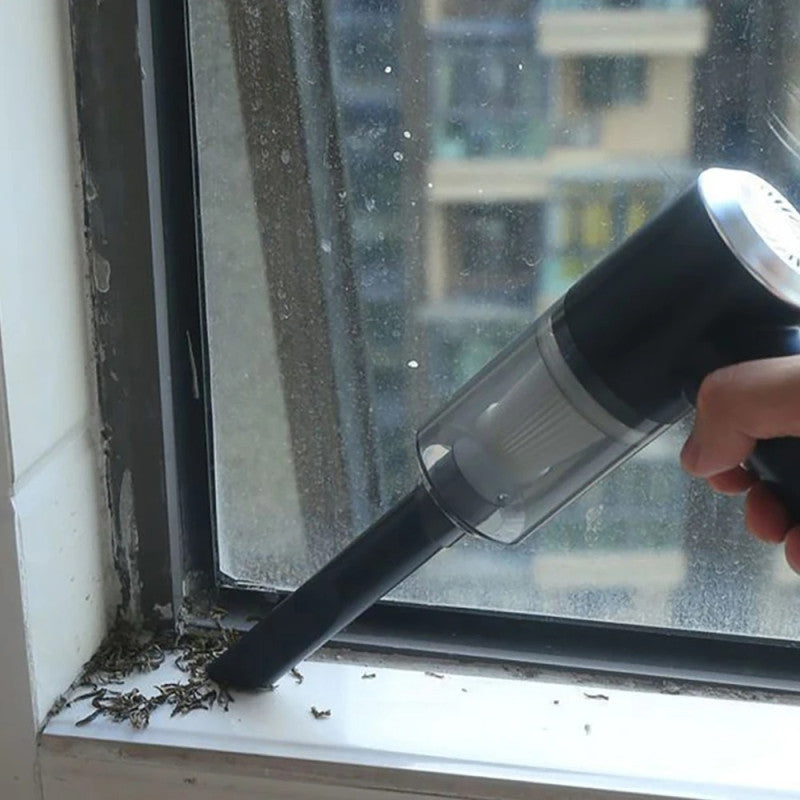 Portable Rechargeable Car & Home Vacuum Cleaner – Wireless Mini Wet & Dry Handheld Dust Collector