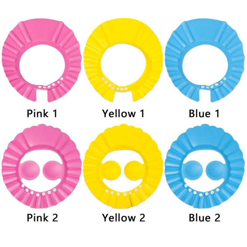 Baby Shower Cap – Soft Adjustable Shampoo Visor for Kids Bath Protection