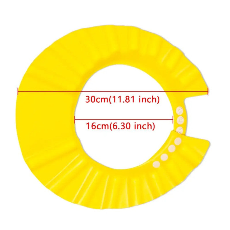 Baby Shower Cap – Soft Adjustable Shampoo Visor for Kids Bath Protection