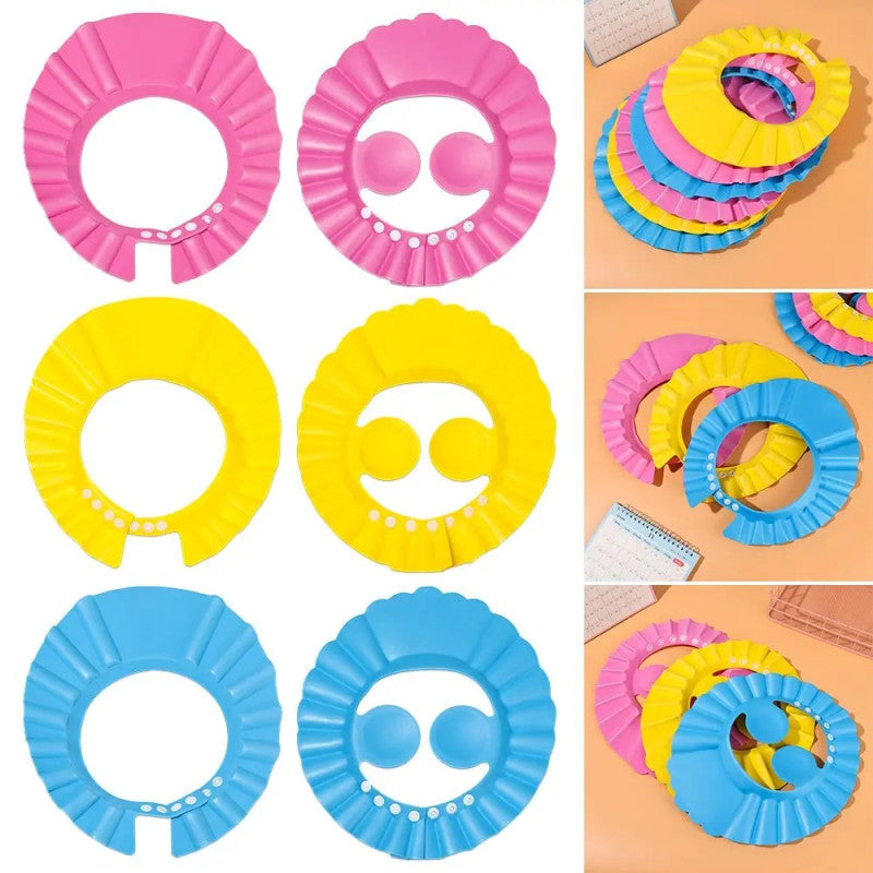 Baby Shower Cap – Soft Adjustable Shampoo Visor for Kids Bath Protection