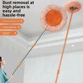 Sunflower Mop – Orange Microfiber Cleaning Mop with Easy Grip Handle
