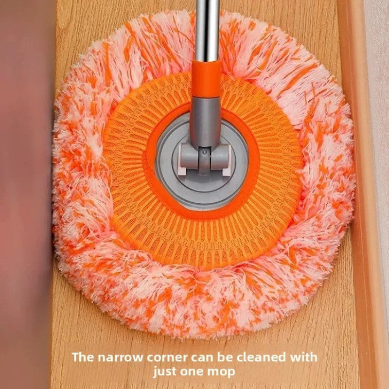 Sunflower Mop – Orange Microfiber Cleaning Mop with Easy Grip Handle