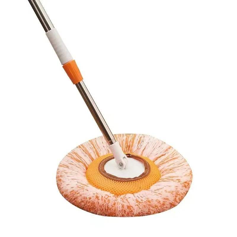 Sunflower Mop – Orange Microfiber Cleaning Mop with Easy Grip Handle