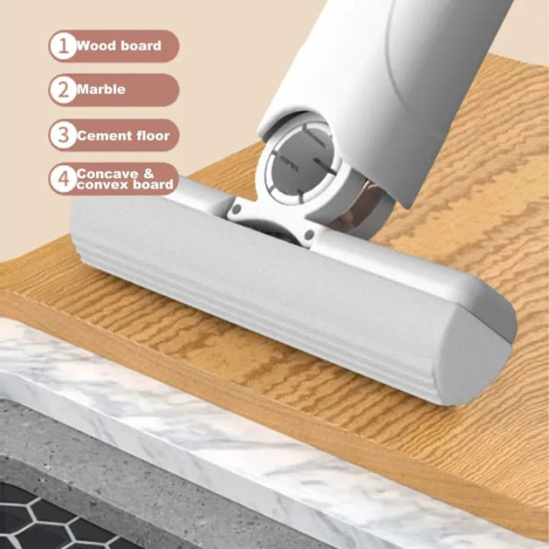 Portable Mini Mop – Self-Squeeze Compact Cleaning Tool