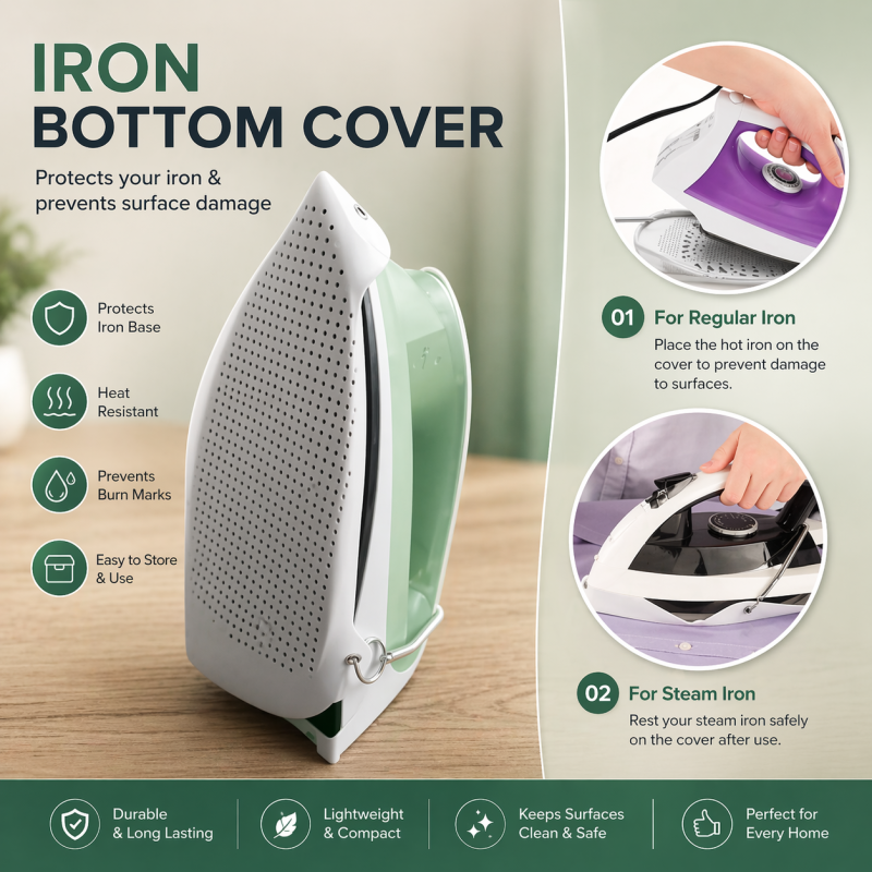 Iron Shoe Cover – Non-Stick Iron Plate Protector for Electric Irons