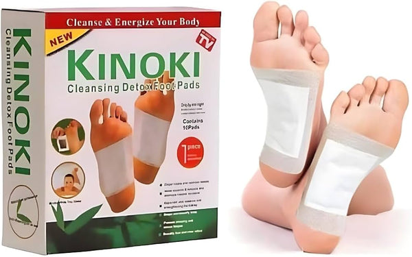 Kinoki Cleansing Detox Foot Pads (10 Pcs) – Original Organic Herbal Foot Patch with Free Shipping