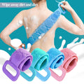 Silicone Bath Body Brush Belt – Double Sided Soft Exfoliating Back Scrubber & Shower Massage Brush