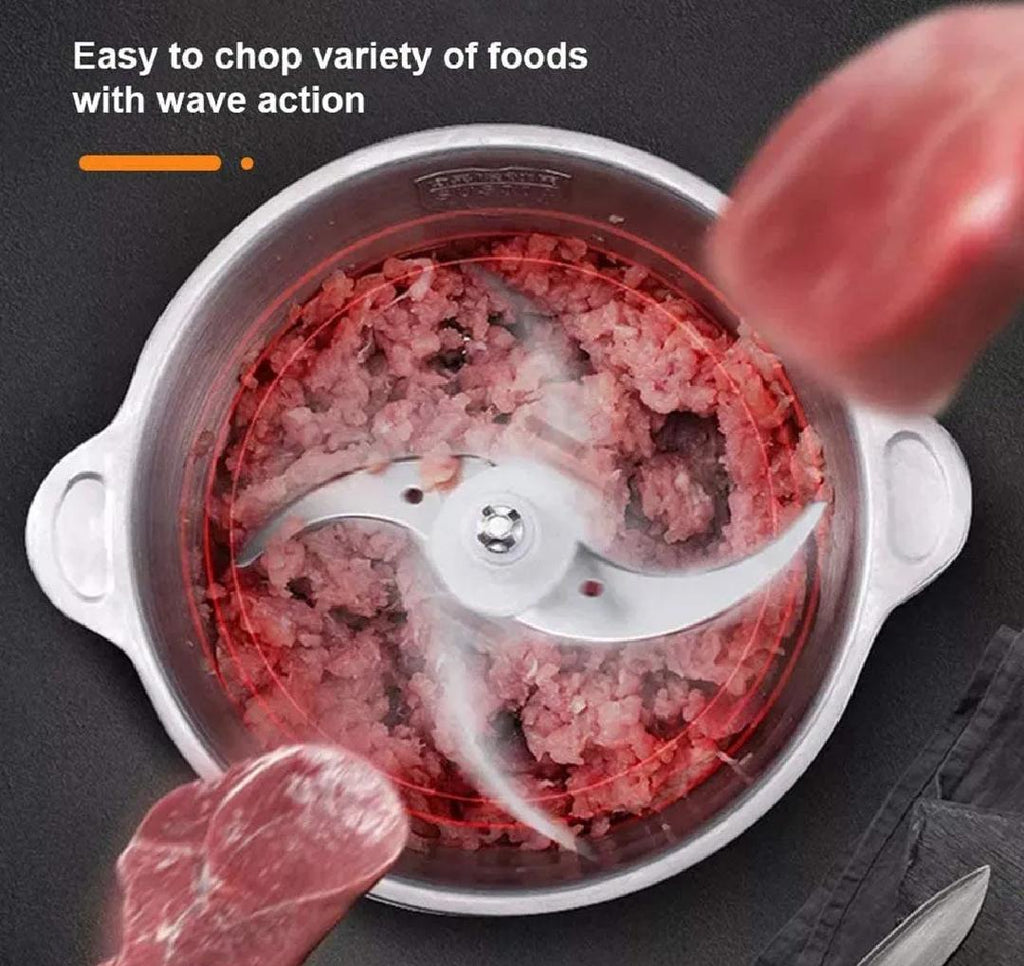 Silver Crest 3L Electric Chopper - Vegetable, Meat, Garlic & Onion Food Processor