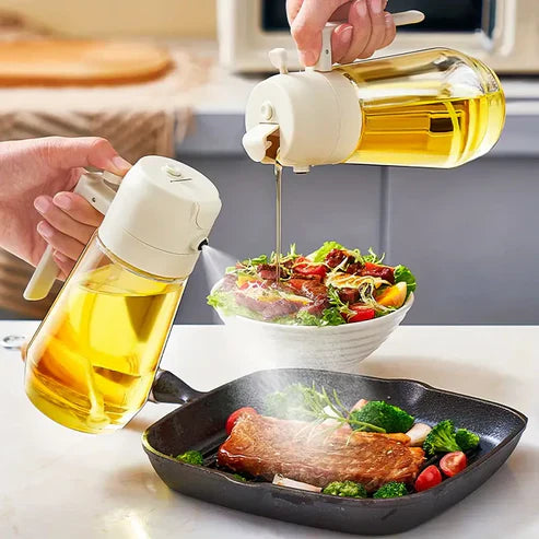 SprayPour Pro™ 2-in-1 Oil Dispenser & Sprayer
